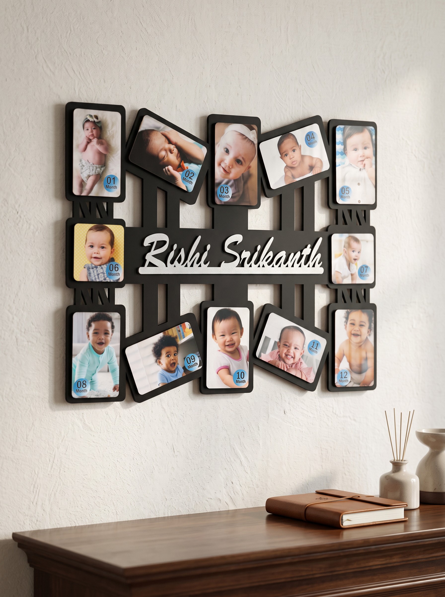 Wooden 12 Months Photo Frame — photo 3